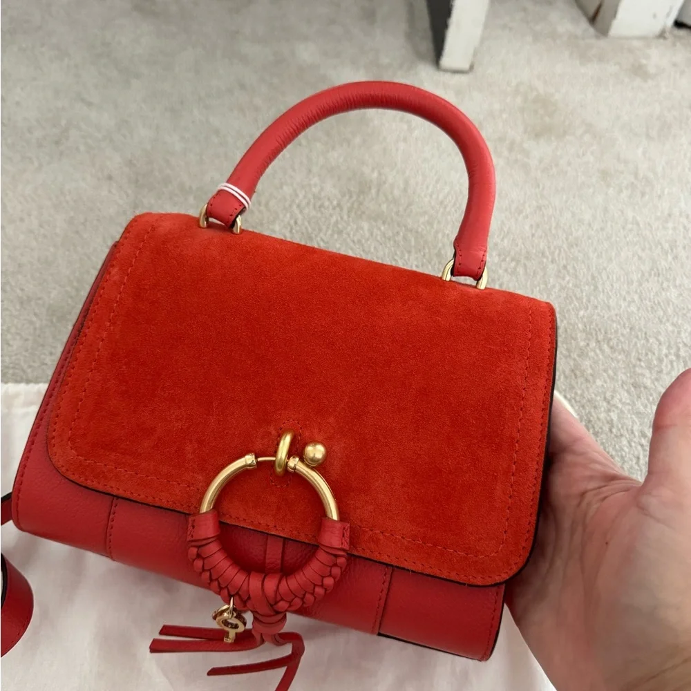 See By Chloe Coral Joan Bag with Removable Strap - Picture 3 of 6